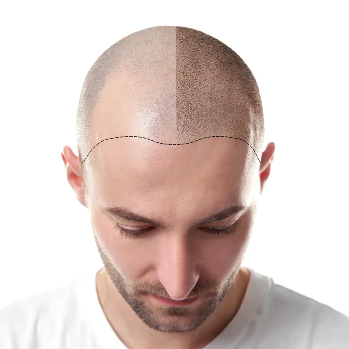 Scarless Hair Transplant in Riyadh 3 hair transplant before and after